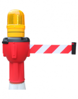 АКЦИЯ 25года - 5 % на КОМПЛЕКТ Головка на конус с лампой и с сигнальной лентой 7, 5 - 10 метров BarrierNOVO,